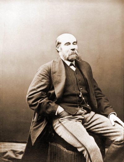 Portrait of Paul Feval, filetonist from the period of Gaboriau and Ponson du Terrail 1817-1887 (photo) by Nadar