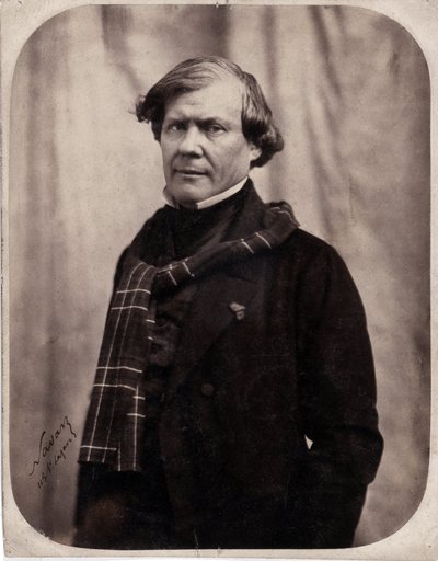 Portrait of Paul Lacroix dit P.L. Jacob bibliophile by Nadar