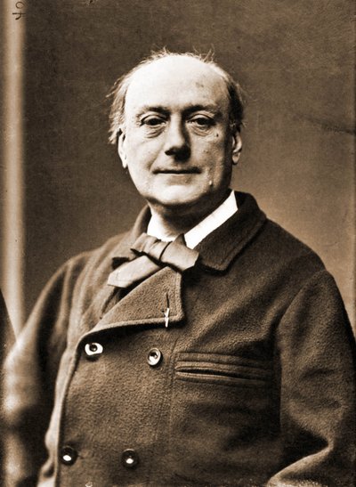 Portrait of Theodore de Banville, poet by Nadar