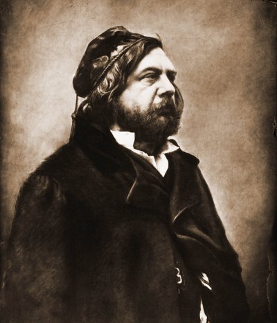 Portrait of Theophile Gautier, poet by Nadar