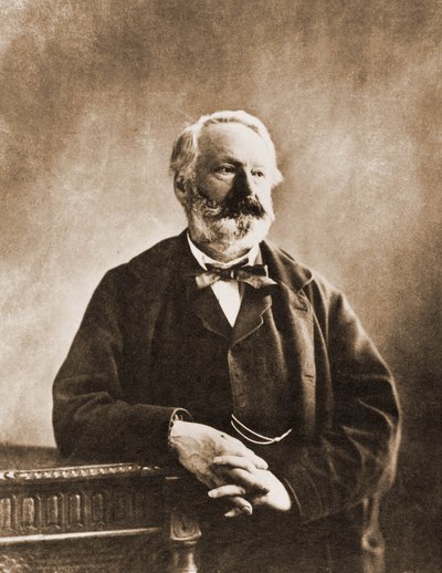 Portrait of Victor Hugo, poet and writer 1802-1855 (photo) by Nadar