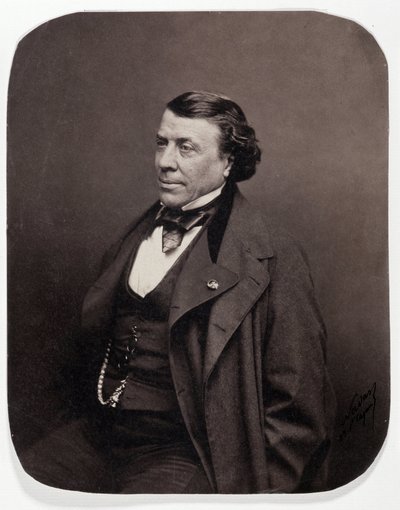 Portrait of the French surgeon Philippe Ricord (1800-1889) by Nadar