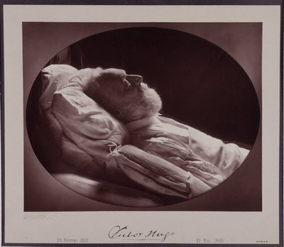 Victor Hugo on his deathbed, May 22 by Nadar