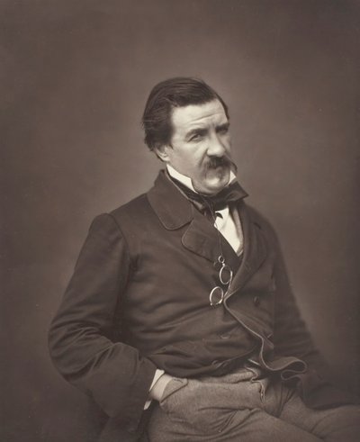 Champfleury born Jules François Felix Fleury-Husson, French critic and novelist, 1821-1889, c. 1855 by Nadar