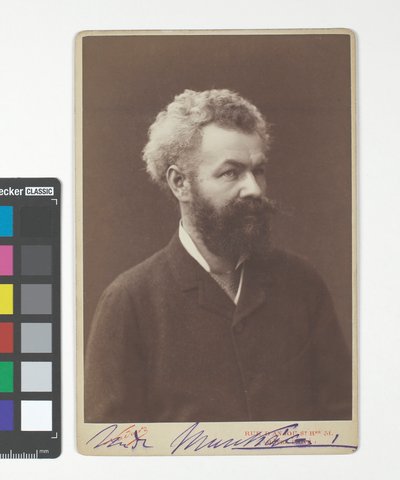 Mihály von Munkácsy (actually Michael Leo Lieb, 1844-1900), painter (signed) by Nadar