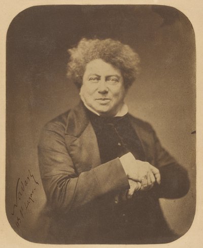 Alexander Dumas (1802-1870) by Nadar [Gaspard Félix Tournachon]