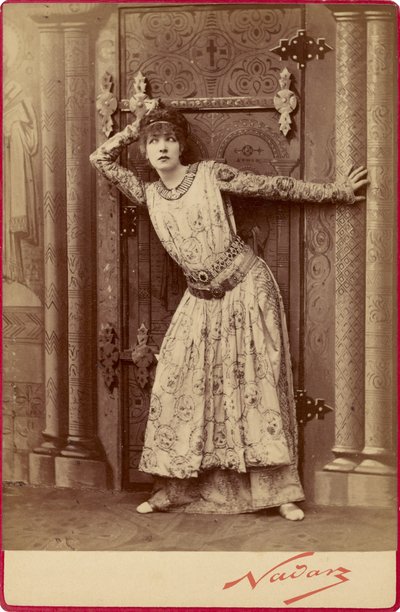 Sarah Bernhardt as the Empress Theodora in Sardou