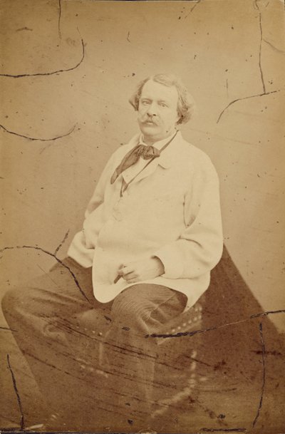 Self-portrait wearing white smock Félix Nadar by Nadar [Gaspard Félix Tournachon]