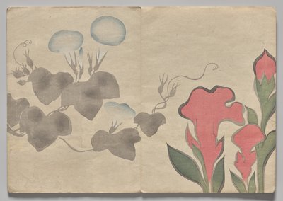 Scene from The Kōrin Picture Book (Volume 1) by Nakamura Hochu