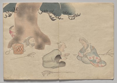 Scene from The Kōrin Picture Book (Volume 1) by Nakamura Hochu