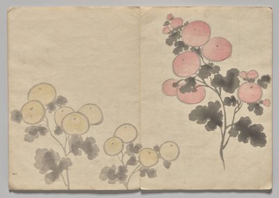 Scene from The Kōrin Picture Book (Volume 1) by Nakamura Hochu