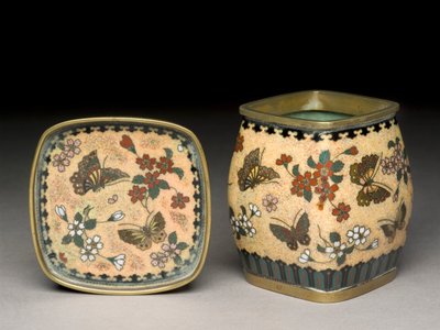 Dish and Small Jar, 