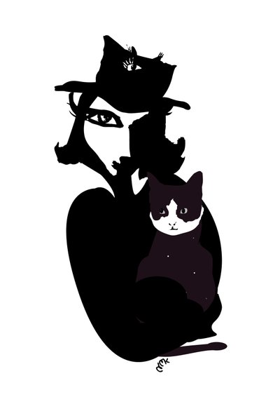 Cool Tuesday Cat, 2021 by Nancy Moniz Charalambous