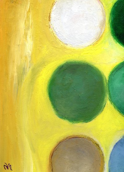 The Happy Dots 3, 2014 by Nancy Moniz Charalambous