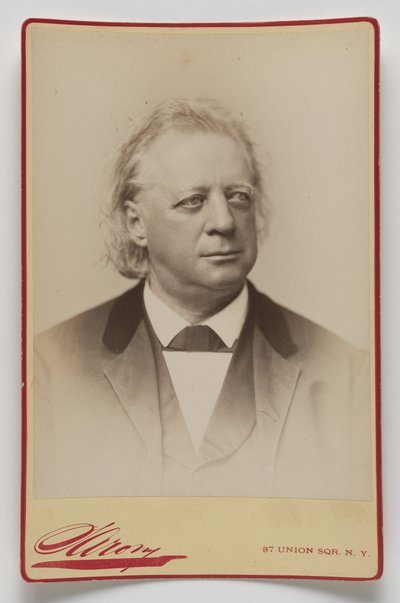 Henry Ward Beecher by Napoleon Sarony