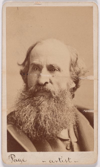 William Page by Napoleon Sarony
