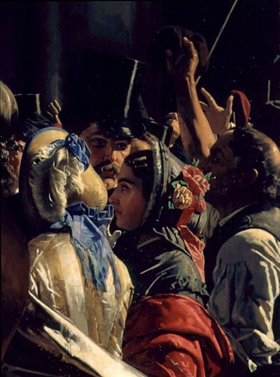 Ludovico Manin and Nicolo Tommaseo Liberated (detail) by Napoleone Mani