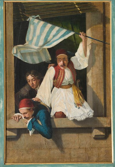 Scene of the Greek Revolution by Narciso Malatesta