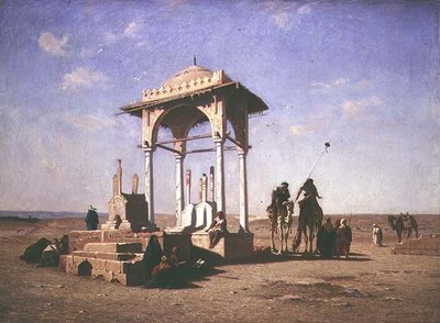 Desert Shrine by Narcisse Berchere