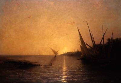 On the Nile by Narcisse Berchere
