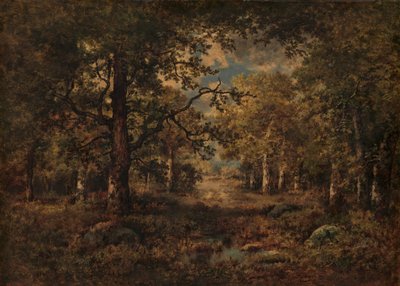 A Vista through Trees: Fontainebleau by Narcisse Virgile Diaz de la Peña
