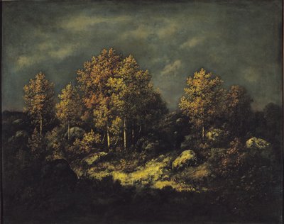 The Jean de Paris Heights in the Forest of Fontainebleau by Narcisse Virgile Diaz de la Peña
