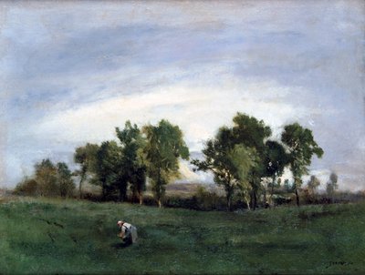 Woman in Country Field, c1828-1876 by Narcisse Virgile Diaz de la Peña