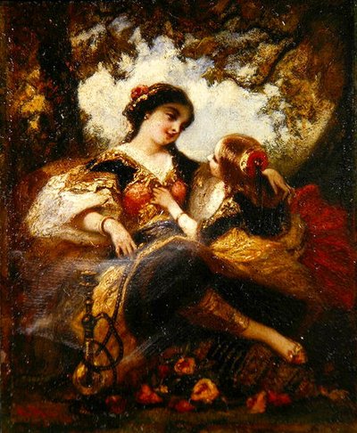Turkish Mother and Child, c.1844-60 by Narcisse Virgile Diaz de la Peña