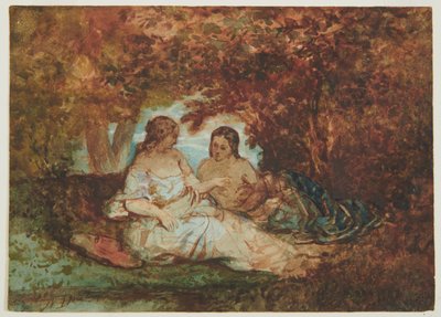 Woodland Scene, c.1830-50 by Narcisse Virgile Diaz de la Peña