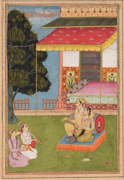 A Page from a Ragamala Series: Sri Raga, 1695 by Nasiruddin