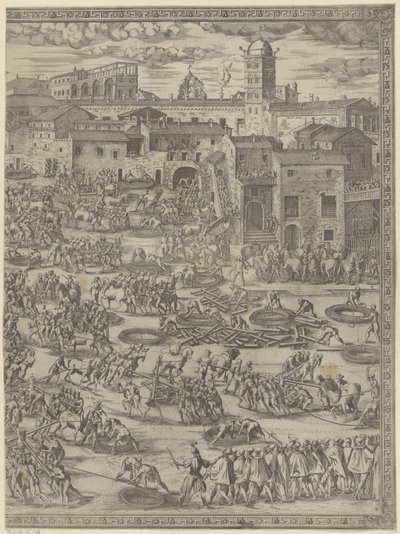 Erecting the Obelisk in St. Peter