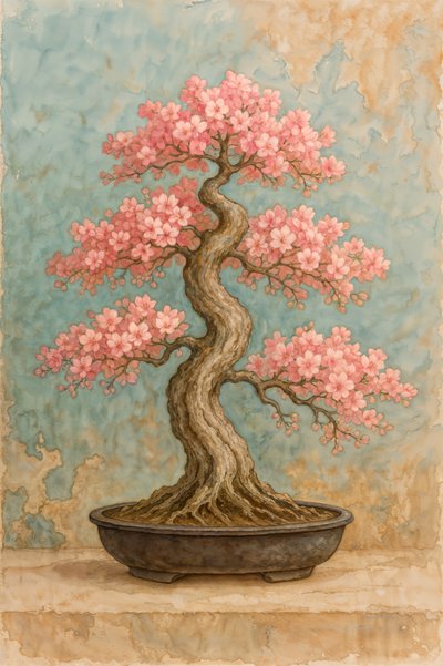 Cherry Blossom Bonsai by Natalie Bruns