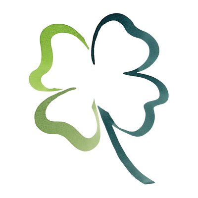 Lucky Green Clover by Natalie Bruns