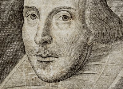 Portrait of William Shakespeare (detail) by Nathan Benn