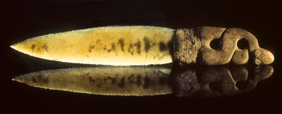 Neolithic Carved and Chipped Stone Knife Excavated at Catal Huyuk in Central Anatolia by Nathan Benn