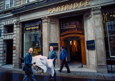 Partridge Antiques Shipfront and Display Windows on Bond Street, London, UK by Nathan Benn