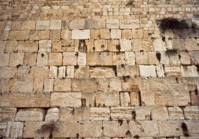 Western Wall of the temple on the Temple Mount, Jerusalem by Nathan Benn