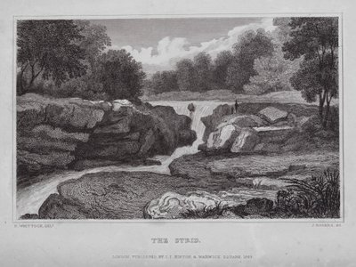 The Strid by Nathaniel (after) Whittock
