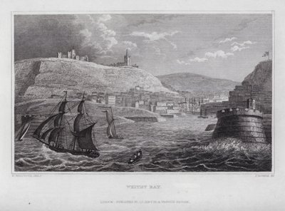 Whitby Bay by Nathaniel (after) Whittock