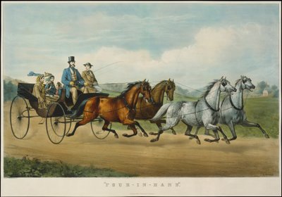 Four-in-Hand by Currier and Ives