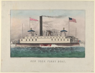 New York Ferry Boat by Currier and Ives