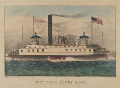 New York Ferry Boat by Currier and Ives