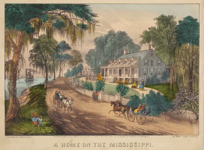 A Home on the Mississippi by Nathaniel Currier