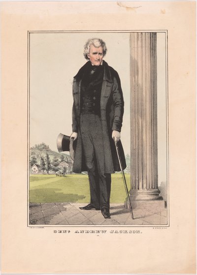 Andrew Jackson by Nathaniel Currier