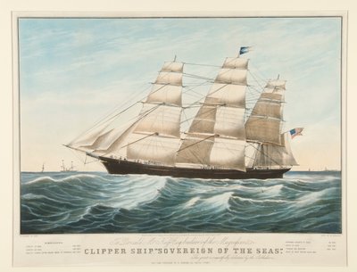 Clipper Ship by Nathaniel Currier