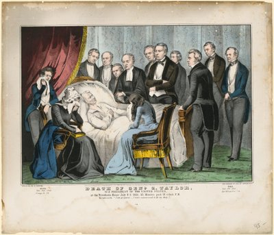 Death of General Zachary Taylor by Nathaniel Currier
