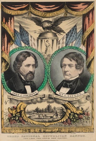 Grand National Republican Banner by Nathaniel Currier