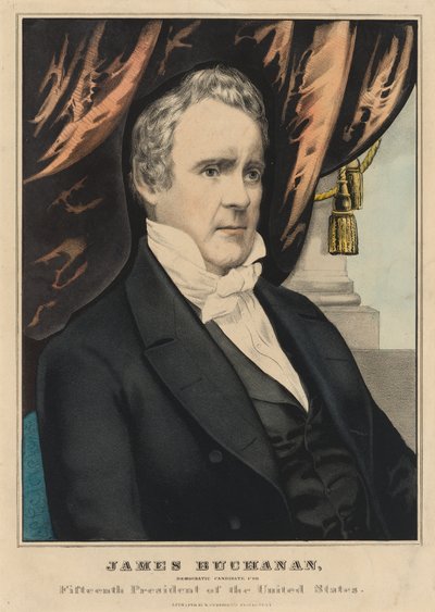 James Buchanan by Nathaniel Currier