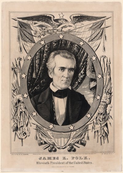 James K. Polk by Nathaniel Currier