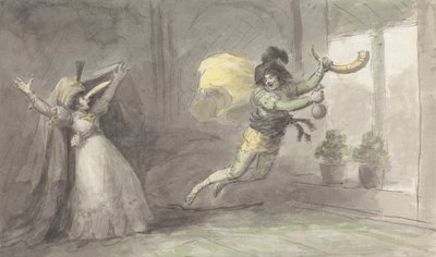 Theatrical Scene by Nathaniel Dance